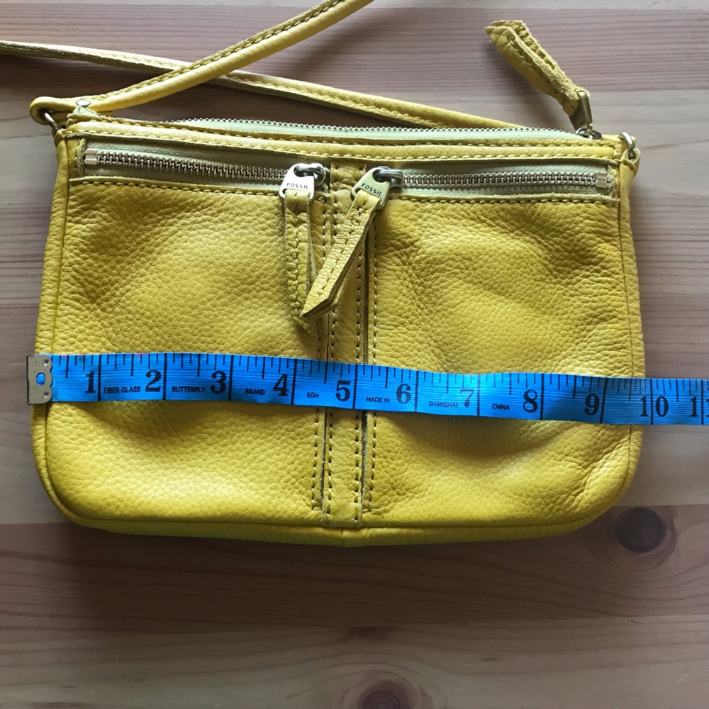 New Fossil Crossbody Yellow - Picture 4 of 8